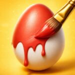 Easy Easter Coloring Eggs