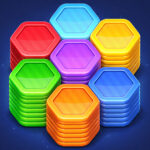 Hexa Color Stack Game